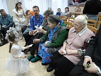 Рождественский концерт прошел в Доме престарелых Северодвинска