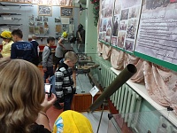 Воспитанники воскресной школы посетили музей поискового отряда "Эдельвейс"
